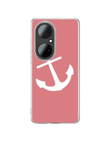 Coque Huawei P50 Pro Ancre Corail - Mary Nesrala