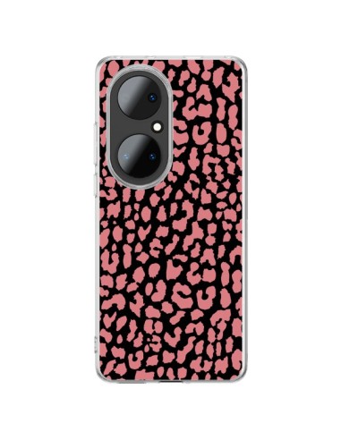 Coque Huawei P50 Pro Leopard Corail - Mary Nesrala