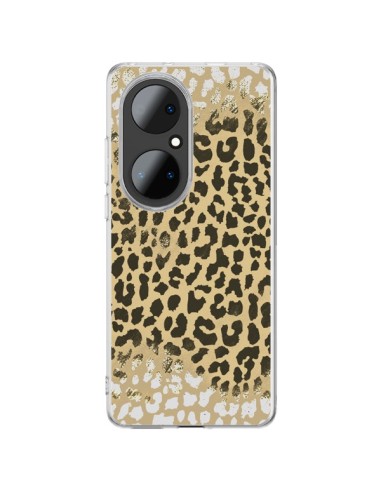 Coque Huawei P50 Pro Leopard Golden Or Doré - Mary Nesrala