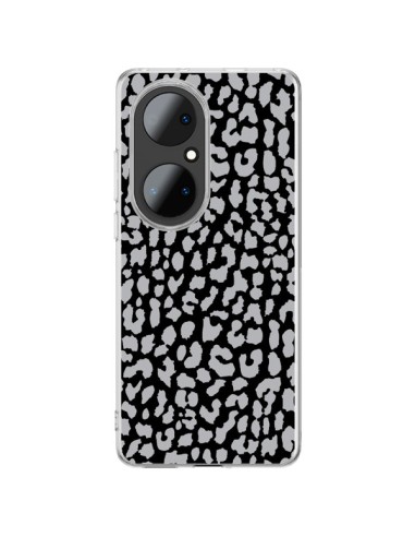 Coque Huawei P50 Pro Leopard Gris - Mary Nesrala