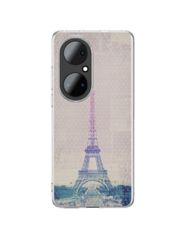 Coque Huawei P50 Pro I love Paris Tour Eiffel - Mary Nesrala