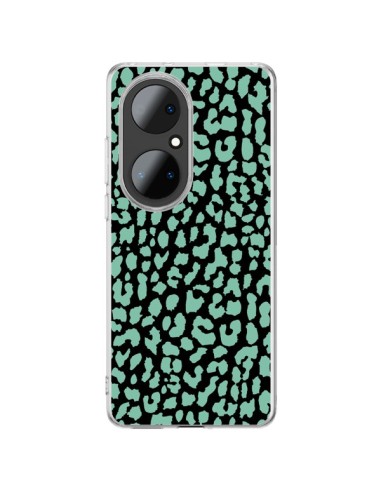 Coque Huawei P50 Pro Leopard Mint Vert - Mary Nesrala