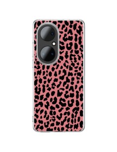 Coque Huawei P50 Pro Leopard Corail Neon - Mary Nesrala