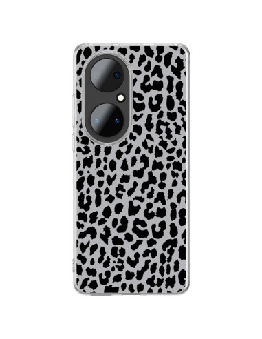 Huawei P50 Pro Case Leopard Grey Neon - Mary Nesrala