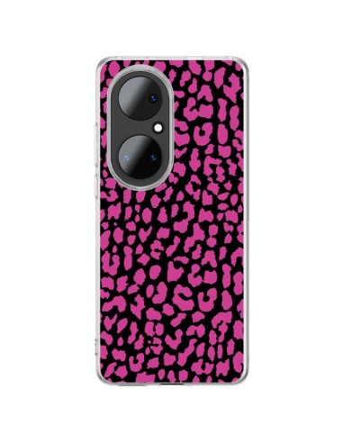 Coque Huawei P50 Pro Leopard Rose Pink - Mary Nesrala
