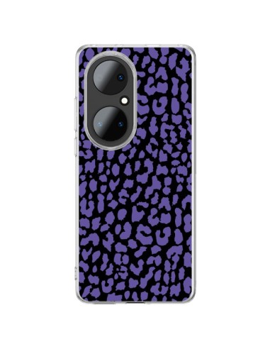 Coque Huawei P50 Pro Leopard Violet - Mary Nesrala
