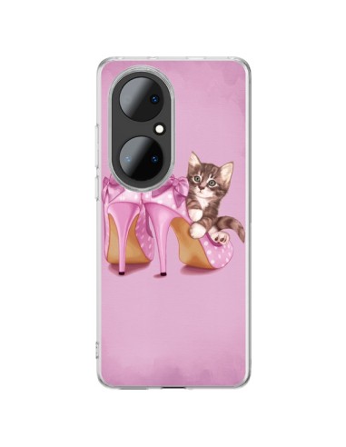 Coque Huawei P50 Pro Chaton Chat Kitten Chaussure Shoes - Maryline Cazenave