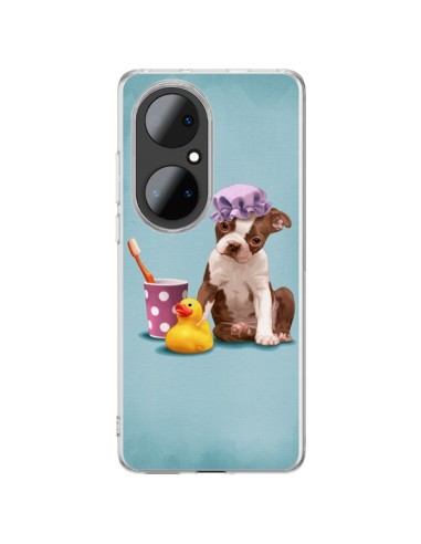 Coque Huawei P50 Pro Chien Dog Canard Fille - Maryline Cazenave