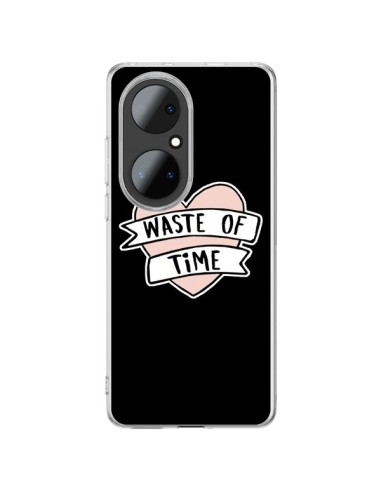 Coque Huawei P50 Pro Waste of Time Coeur - Maryline Cazenave