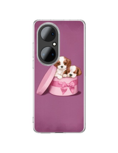 Coque Huawei P50 Pro Chien Dog Boite Noeud - Maryline Cazenave