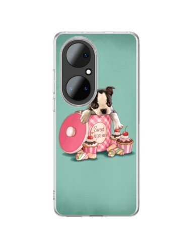Cover Huawei P50 Pro Cane Cupcakes Torta Boite - Maryline Cazenave
