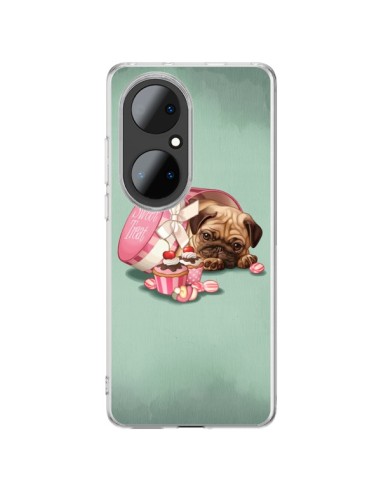 Cover Huawei P50 Pro Cane Cupcakes Torta Bonbon Boite - Maryline Cazenave