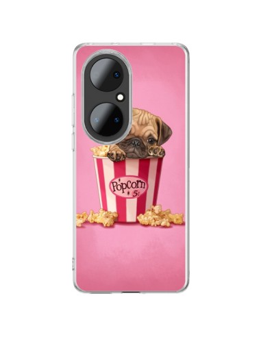 Coque Huawei P50 Pro Chien Dog Popcorn Film - Maryline Cazenave