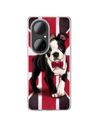 Coque Huawei P50 Pro Chien Dog Anglais UK British Gentleman - Maryline Cazenave