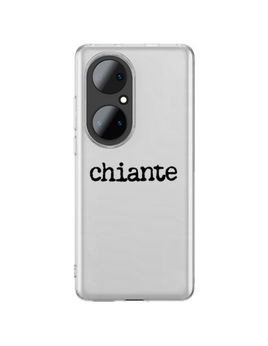 Huawei P50 Pro Case Chiante Black Clear - Maryline Cazenave