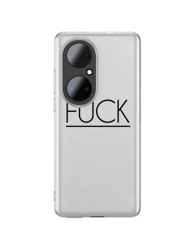 Coque Huawei P50 Pro Fuck Transparente - Maryline Cazenave