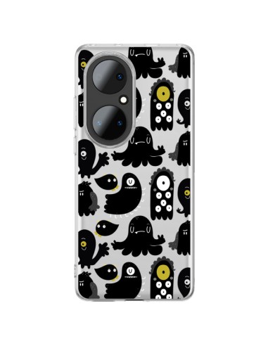 Coque Huawei P50 Pro Monsters Monstres Pattern Transparente - Maria Jose Da Luz