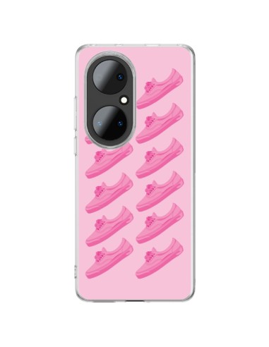 Coque Huawei P50 Pro Pink Rose Vans Chaussures - Mikadololo