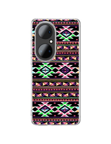 Huawei P50 Pro Case Black Aylen Aztec - Monica Martinez