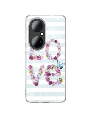 Huawei P50 Pro Case Love Flowerss Flowers - Monica Martinez