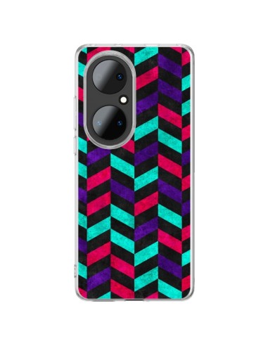 Coque Huawei P50 Pro Azteque Geometric Mundo - Maximilian San