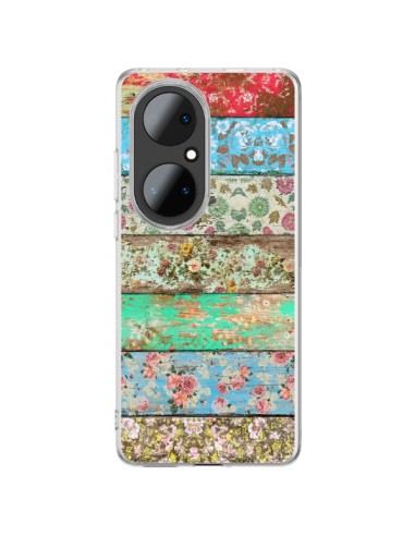 Coque Huawei P50 Pro Rococo Style Bois Fleur - Maximilian San