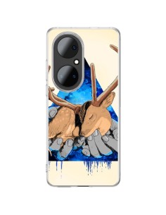 Coque Huawei P50 Pro Cerf Triangle Seconde Chance - Maximilian San