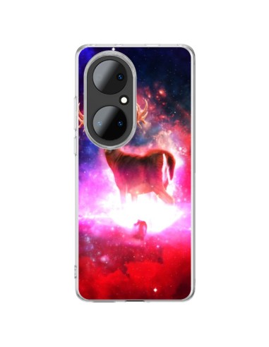 Coque Huawei P50 Pro Cosmic Deer Cerf Galaxy - Maximilian San