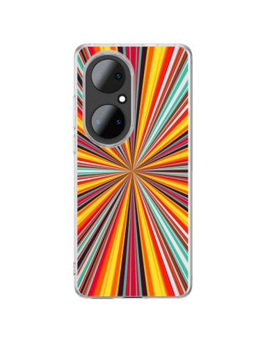 Coque Huawei P50 Pro Horizon Bandes Multicolores - Maximilian San