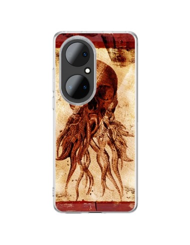 Coque Huawei P50 Pro Octopu Skull Poulpe Tête de Mort - Maximilian San