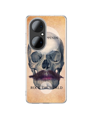 Coque Huawei P50 Pro Rock Skull Tête de Mort - Maximilian San