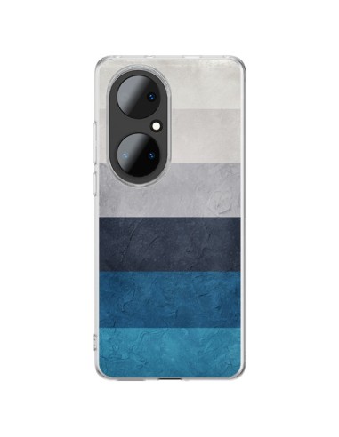 Coque Huawei P50 Pro Bandes Horizontales Greece Hues - Maximilian San