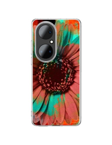 Coque Huawei P50 Pro Tournesol Lysergic Flower - Maximilian San