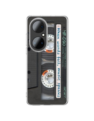 Cover Huawei P50 Pro Cassette Words K7 - Maximilian San