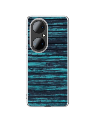 Huawei P50 Pro Case Luna Blue Wood Wood - Maximilian San