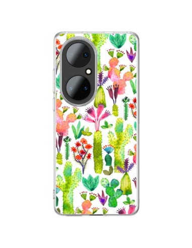 Huawei P50 Pro Case Cactus Garden - Ninola Design