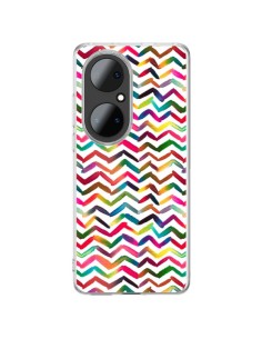 Coque Huawei P50 Pro Chevron Stripes Multicolored - Ninola Design