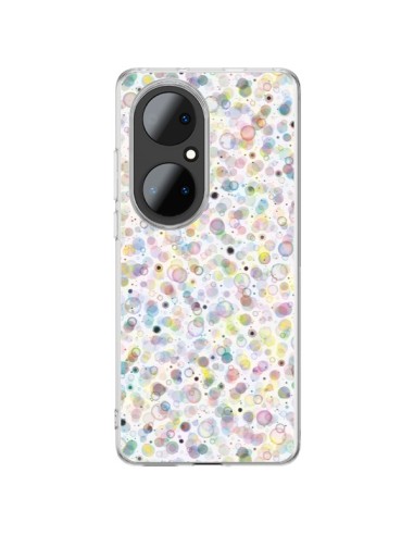 Coque Huawei P50 Pro Cosmic Bubbles Multicolored - Ninola Design