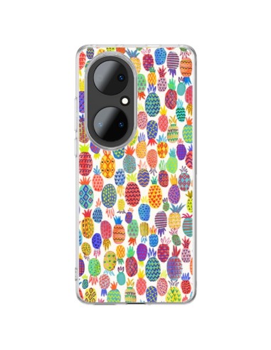 Coque Huawei P50 Pro Cute Pineapples - Ninola Design