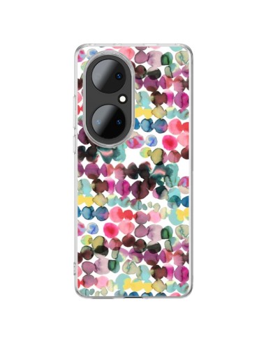 Coque Huawei P50 Pro Gradient Tropical Color Lines - Ninola Design