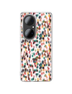 Huawei P50 Pro Case Rainbow Lace Neon Multicolor - Ninola Design