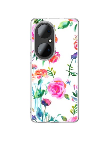 Cover Huawei P50 Pro Pioggia Nuvole Blu - Ninola Design