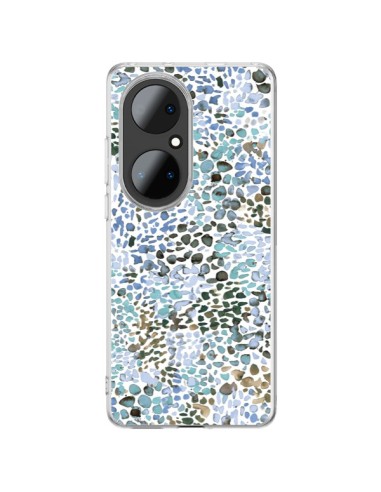 Huawei P50 Pro Case Smoky Marble WaterColor Pink - Ninola Design