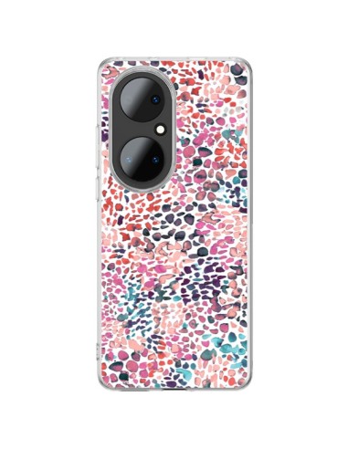 Huawei P50 Pro Case Soft Nautical WaterColor Lines - Ninola Design