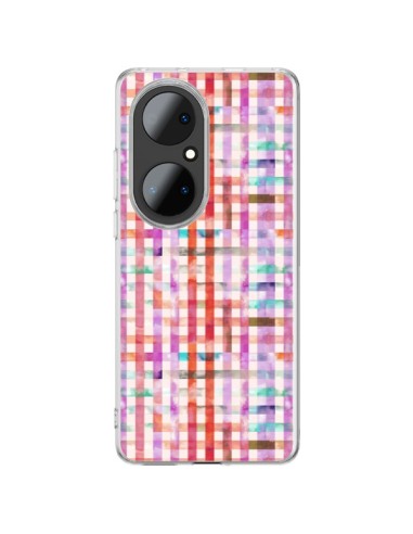 Coque Huawei P50 Pro Tropical Parrots Palms - Ninola Design