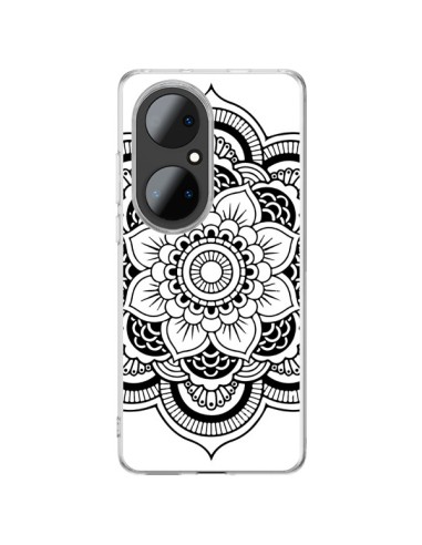 Coque Huawei P50 Pro Mandala Noir Azteque - Nico