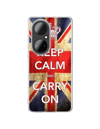 Coque Huawei P50 Pro Keep Calm and Carry On - Nico