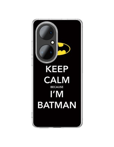 Coque Huawei P50 Pro Keep Calm because I'm Batman - Nico
