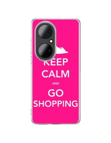 Coque Huawei P50 Pro Keep Calm and Go Shopping - Nico