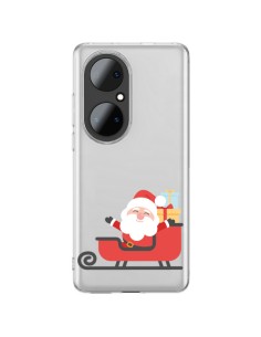 Huawei P50 Pro Case Santa Claus and the sled Clear - Nico